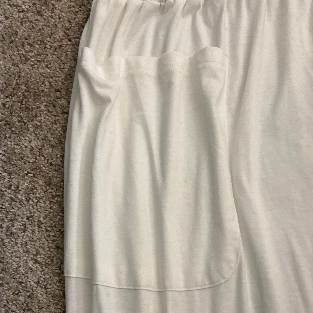 Amazon Women's White Wide Leg Pants - Picture 7 of 9